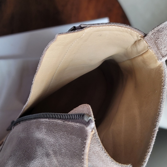 Vince Cabria Lace Up Suede Boot LT Smokewood 9.5 - Picture 9 of 11